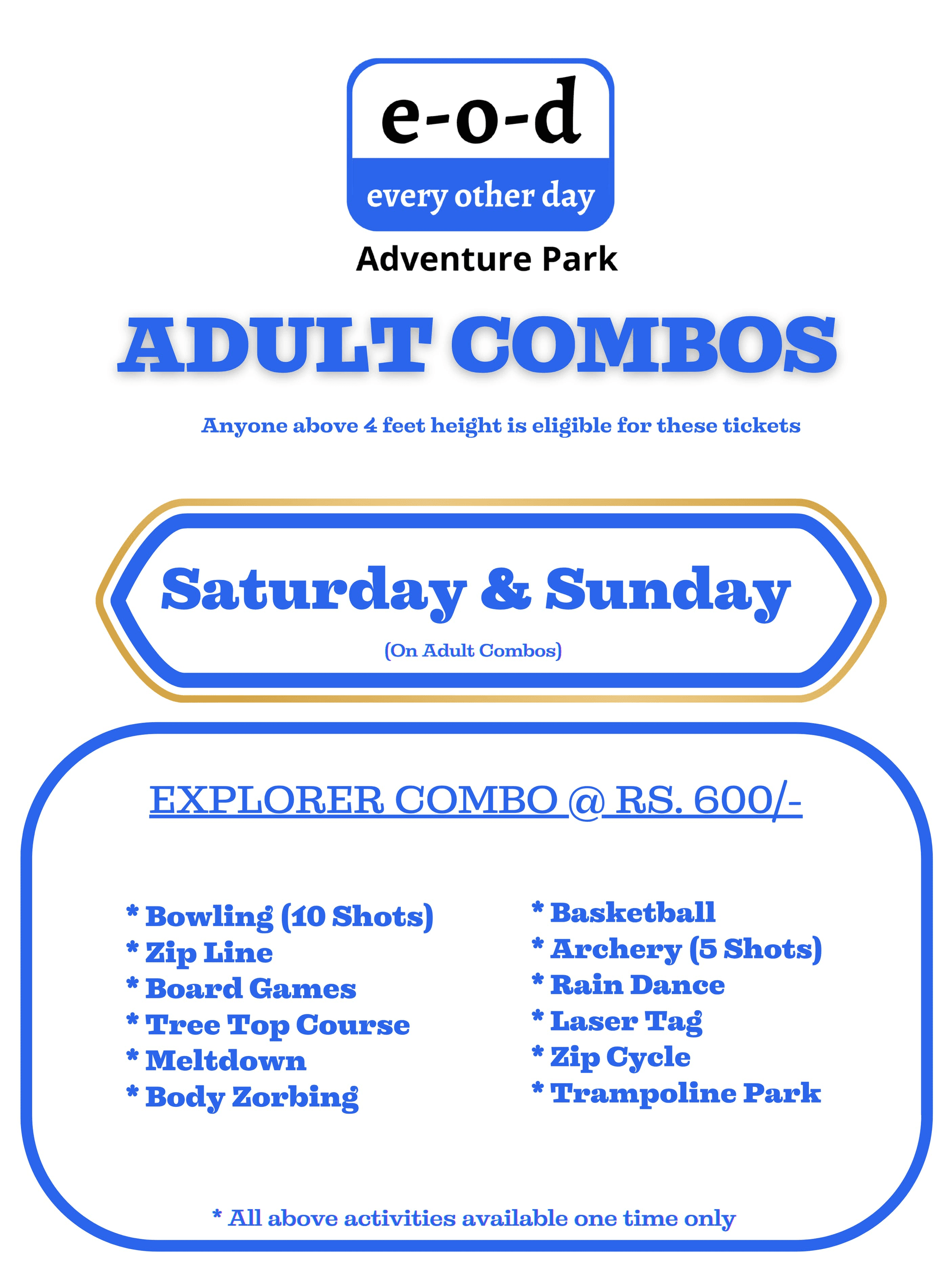 Adult Combo - Weekend