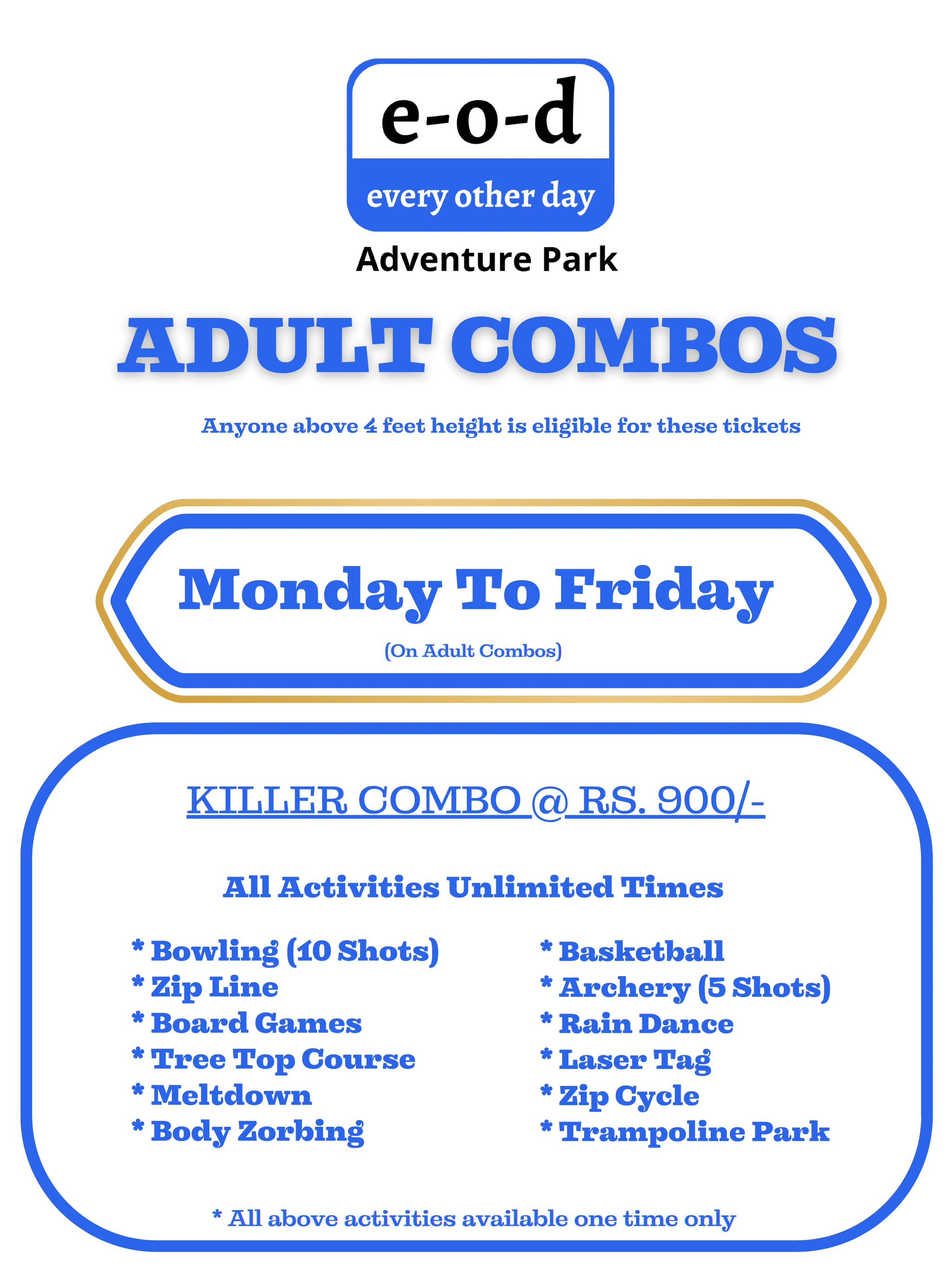 Adult Combo - Weekday