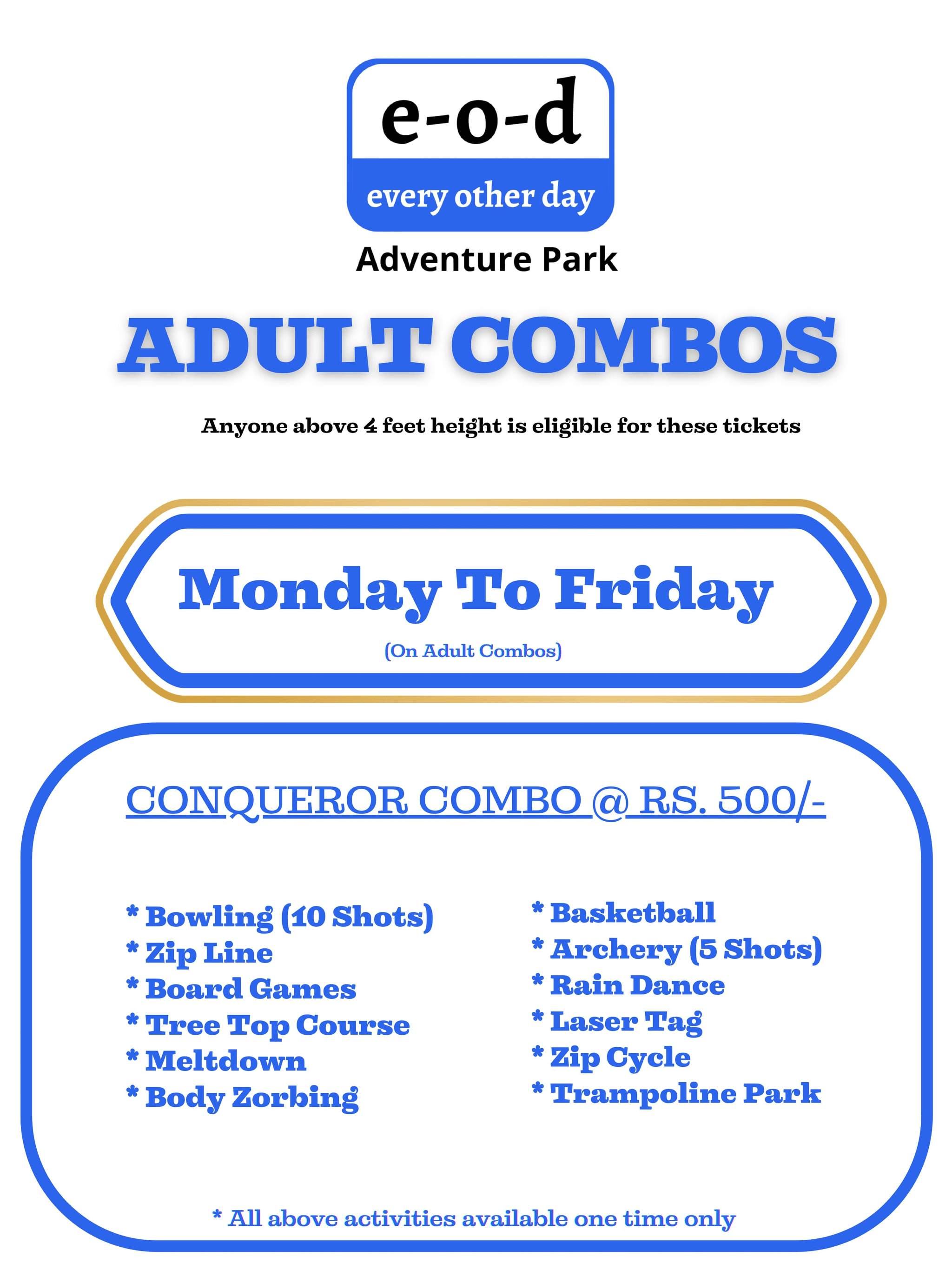 Adult Combo - Weekday Premium